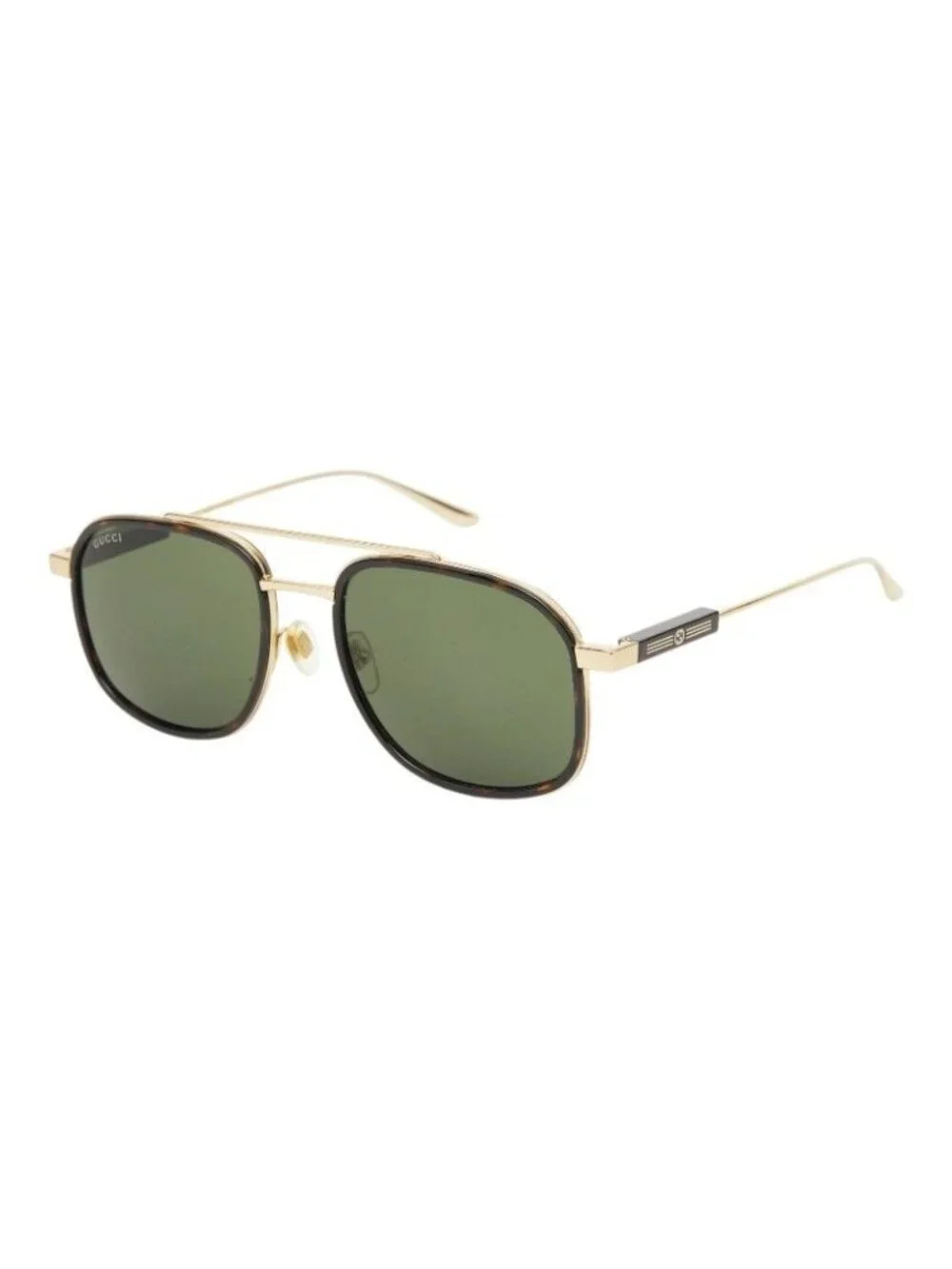 Gucci Asia Fit Sunglasses 002 Brown Gold Acetate Plated 1- Eyewear